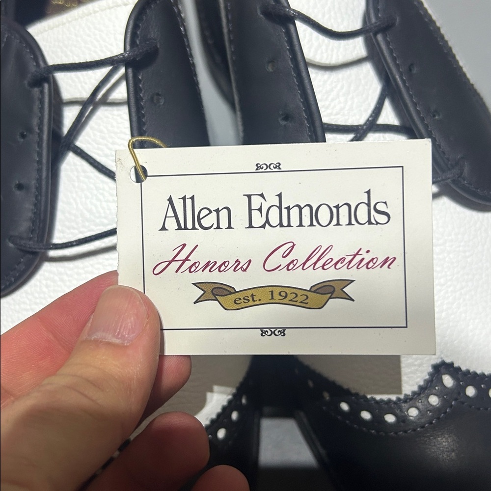 (NEW) Allen Edmonds Honors Collection Fort Worth 2.0 Premium Leather Golf Shoes - Picture 9 of 15